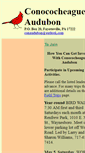 Mobile Screenshot of conococheagueaudubon.org